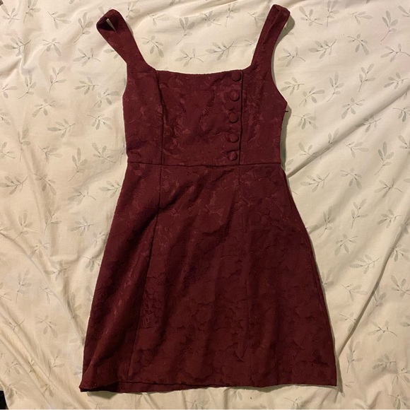 urban outfitters maroon dress - Picture 2 of 5